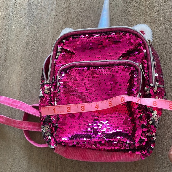 Sequin Unicorn Adjustable Backpack -M1 - Picture 8 of 8